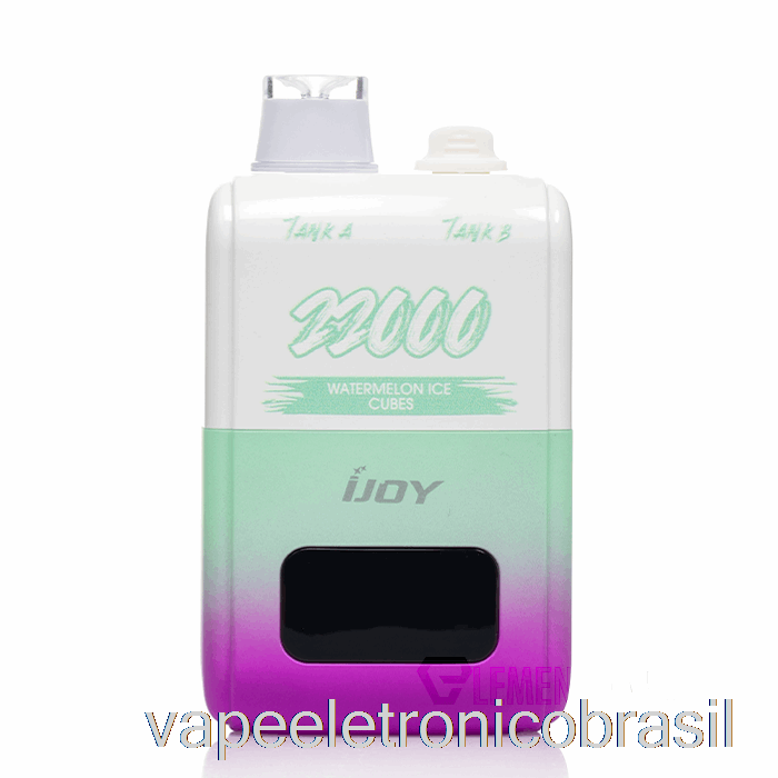 Vape Eletronico Ijoy Sd22000 Cubos De Gelo Descartáveis ​​de Melancia